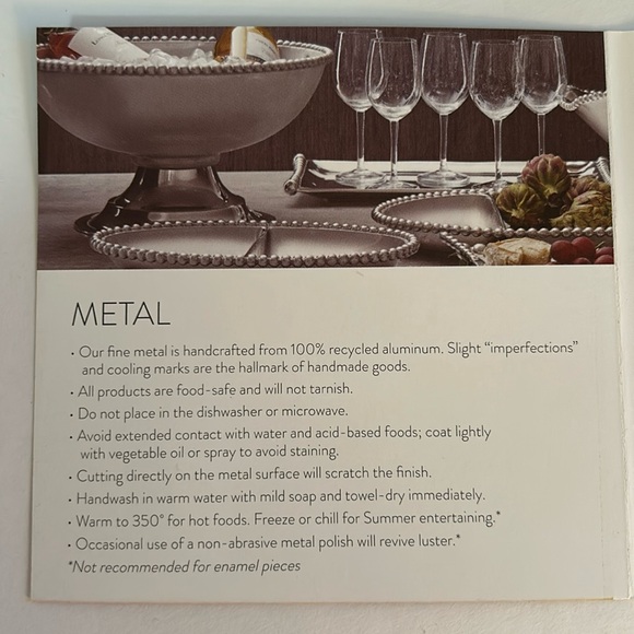 NWT MARIPOSA Croc Green Wine Plate - Picture 8 of 9